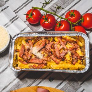Penne Carbonara + Bautură